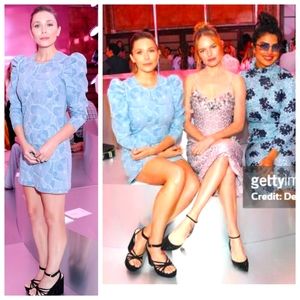 NWT Kate Spade Abstract Peony Denim Dress